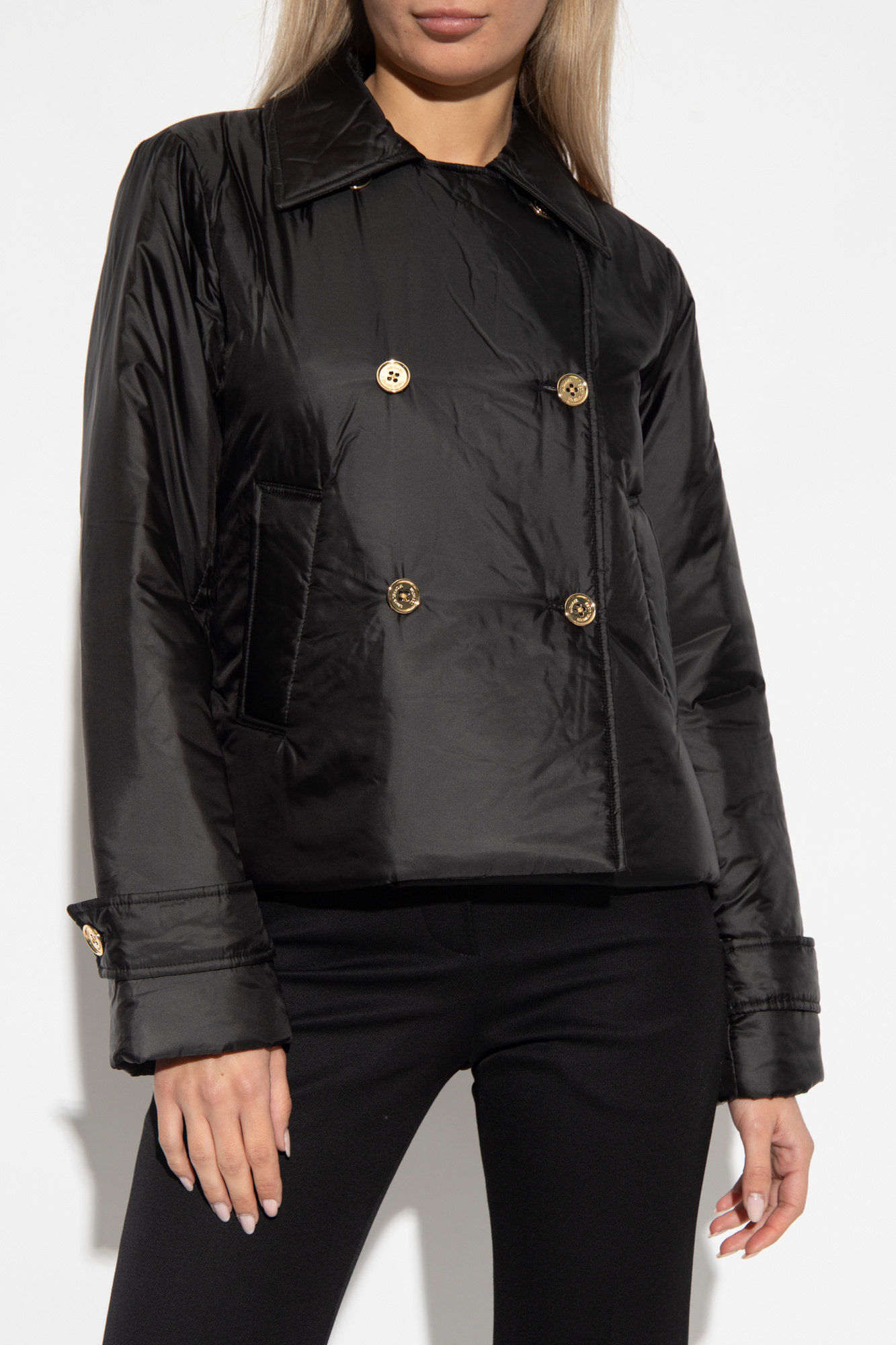 Michael kors black hot sale womens jacket